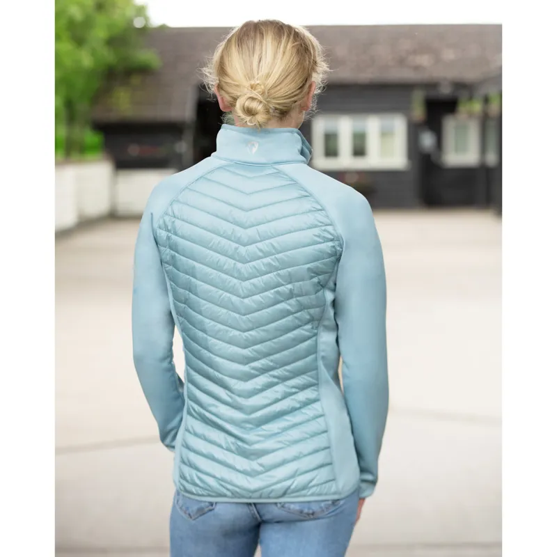 Hy Equestrian Synergy Sync Lightweight Padded Jacket - Aqua-2
